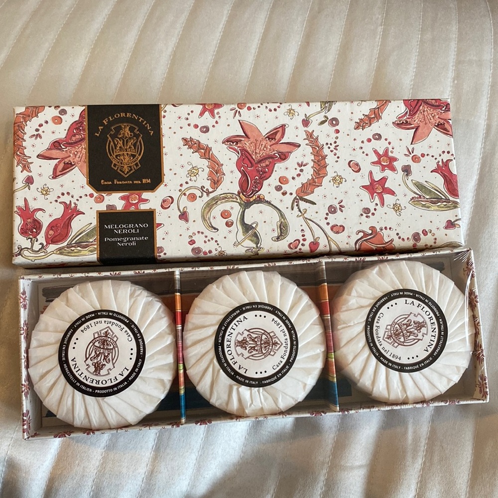 La Florentina Pomegranate Neroli Soaps
